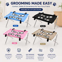 Pet Ease Foldable Grooming Hammock Stand