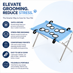 Pet Ease Foldable Grooming Hammock Stand