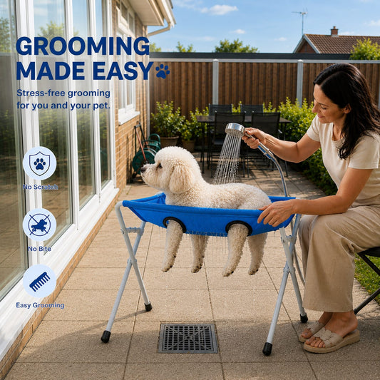 Pet Ease Foldable Grooming Hammock Stand